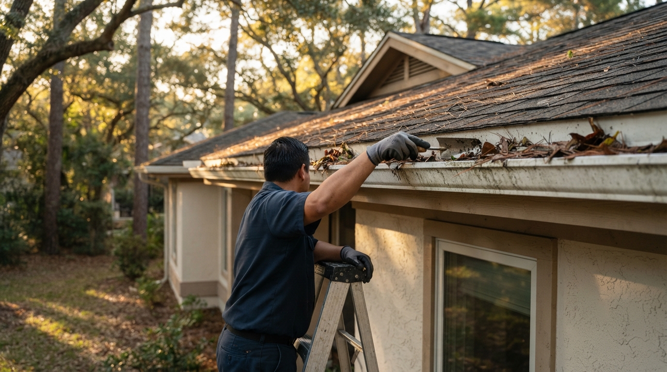 gutter cleaning in Santa Rosa Beach FL